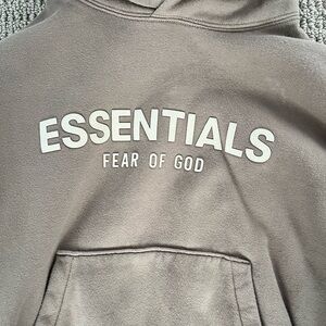 Essentials Fear of God Tan Tracksuit - Hoodie and Jogger Set